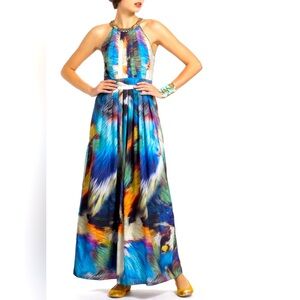 Anthro Ranna Gill tropicalia dress Size large